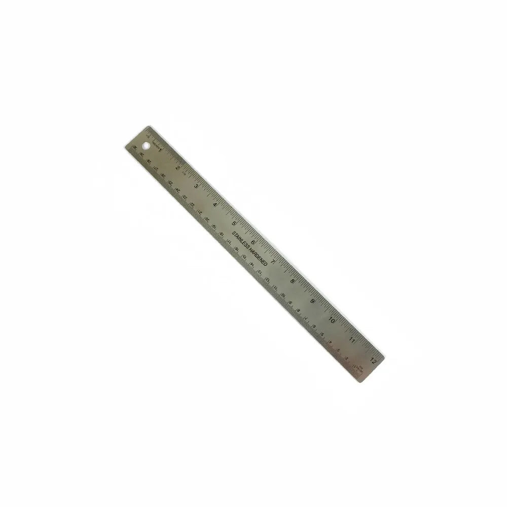 30cm Stainless Steel Cork-Backed Ruler