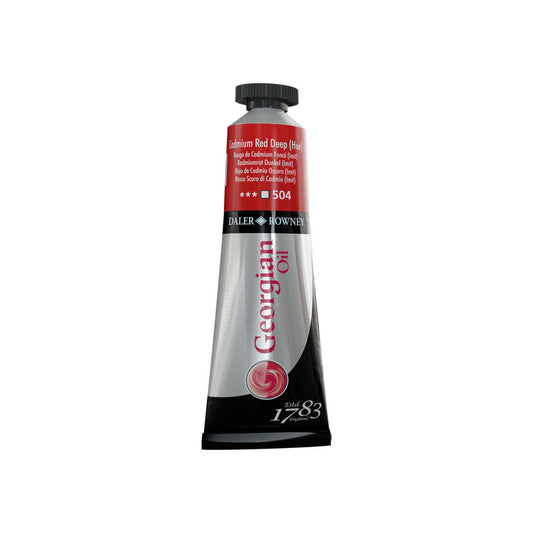 Daler Rowney Georgian Oil Colour 38ml Cadmium Red Deep (Hue)