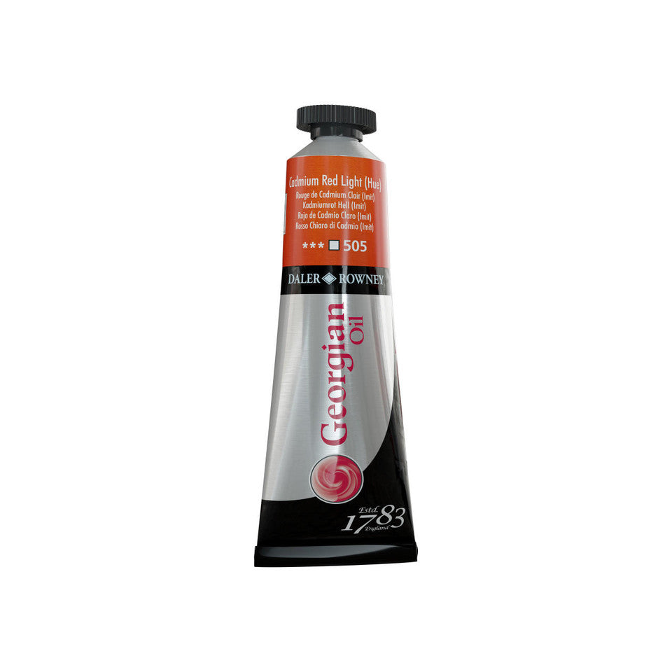 Daler Rowney Georgian Oil Colour 38ml Cadmium Red Light (Hue)