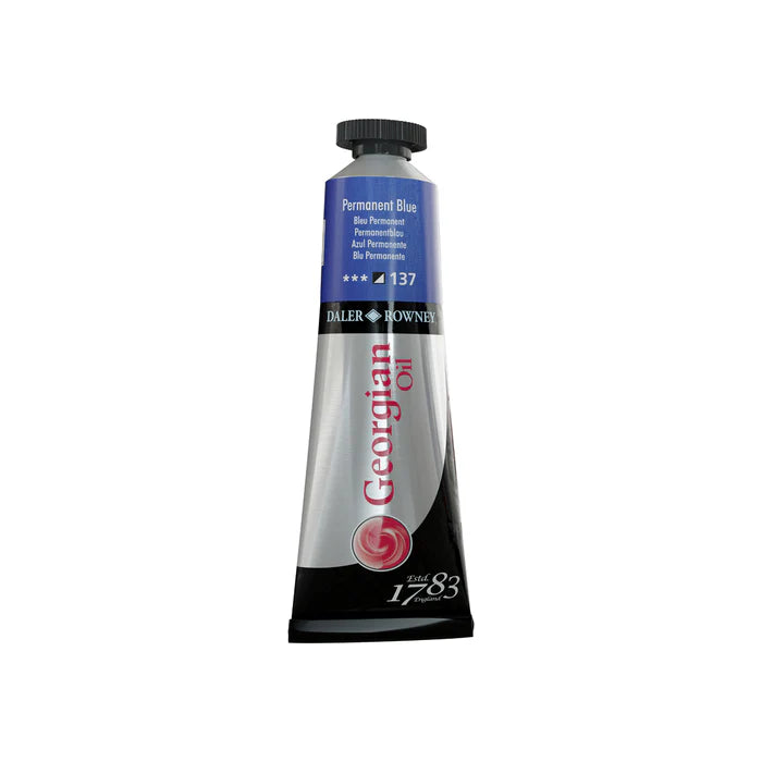 Daler Rowney Georgian Oil Colour 38ml Permanent Blue