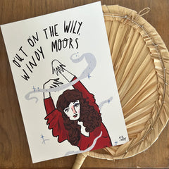 Dick Vincent Illustration Kate Bush Print