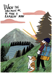 Dick Vincent Illustration Ramblin Man print