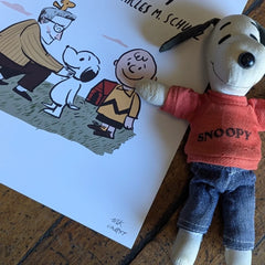 Dick Vincent Illustration Happiness Is A Warm Puppy Print