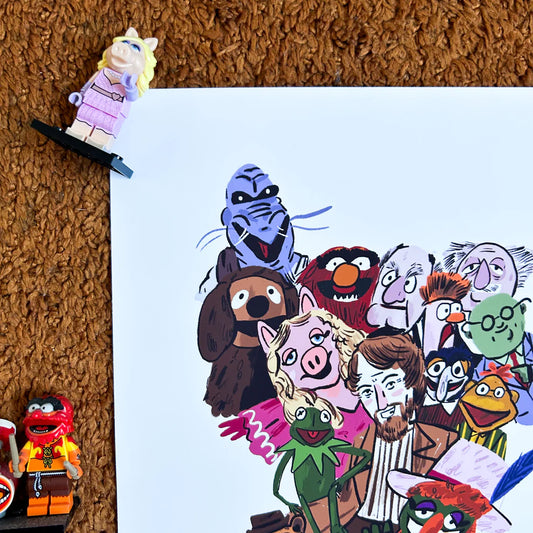 Dick Vincent Illustration It’s Time To Start The Music Print