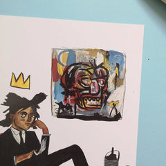 Dick Vincent Illustration Jean Michel Basquiat Print
