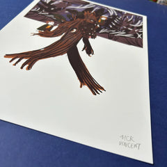 Dick Vincent Illustration Tree Beard Print