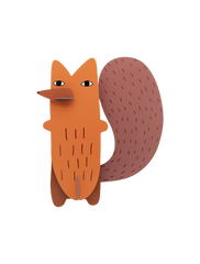 Donna Wilson x Studio Roof Cyril Squirrel Fox