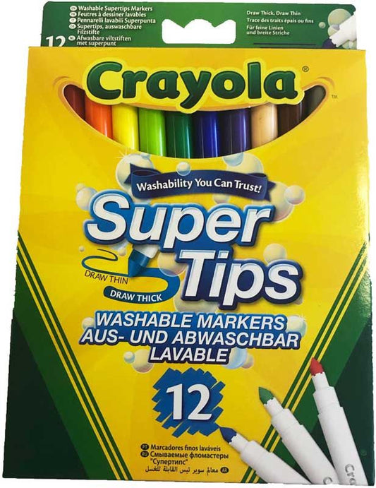 Crayola Super Tips Pack of 12