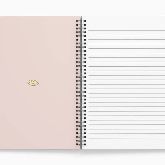 Eat the Moon Gyoza and Soy Lined Notebook