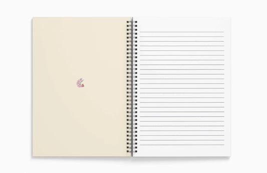 Eat the Moon Prawn Lined Notebook