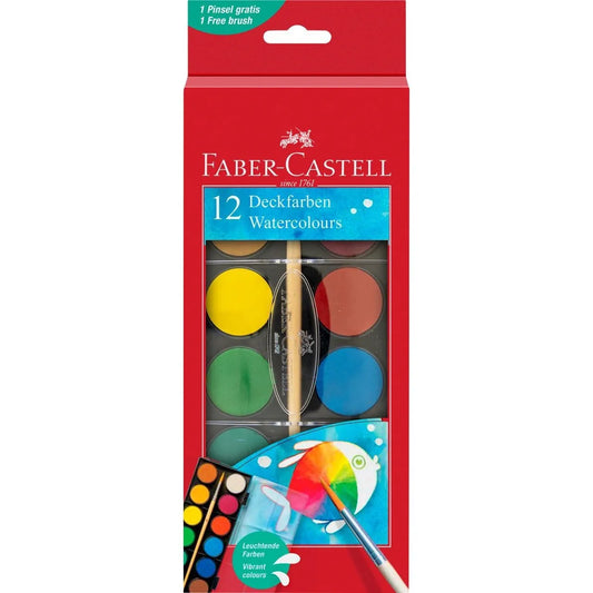 Faber-Castell Watercolour Paint Box of 12