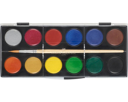 Faber-Castell Watercolour Paint Box of 12