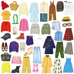 Japanese HACO Sticker Box Fashion