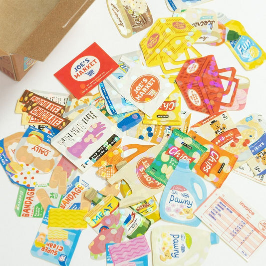 Japanese HACO Sticker Box Joe's Market