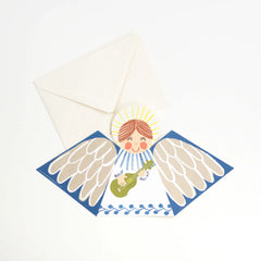 Hadley Blue Angel Fold-Out Card