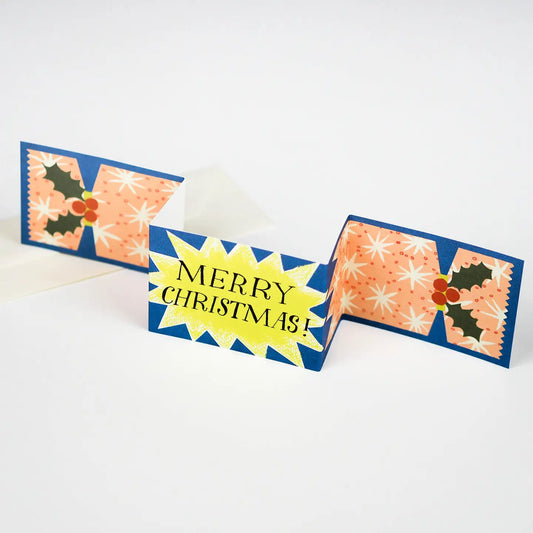 Hadley Christmas Cracker Starburst Pull-Out Card