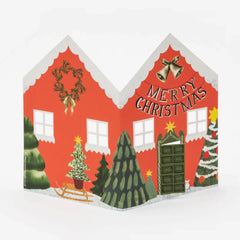 Hadley Christmas House Card