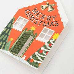 Hadley Christmas House Card