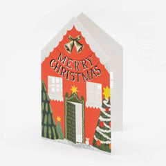 Hadley Christmas House Card