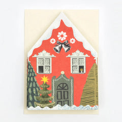 Hadley Christmas Houses Concertina Card