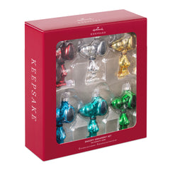Hallmark Peanuts™ Snoopy Glass Ornaments Pack of 6