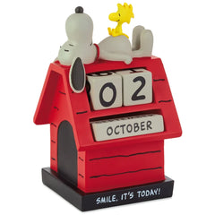 Hallmark Peanuts™ Snoopy & Woodstock Perpetual Doghouse Calendar