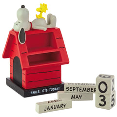 Hallmark Peanuts™ Snoopy & Woodstock Perpetual Doghouse Calendar