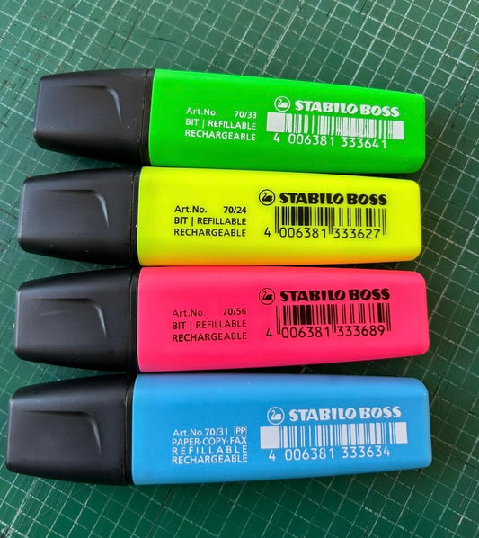Stabilo Boss Highligher. Various Colours
