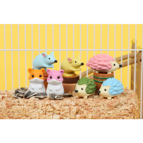 Iwako Hedgehog Eraser Pink