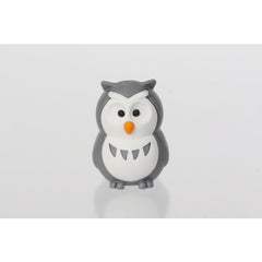 Iwako Owl Eraser Grey