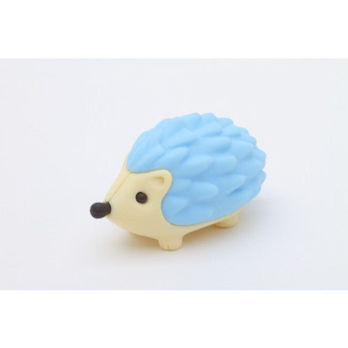 Iwako Hedgehog Eraser Blue