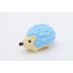 Iwako Hedgehog Eraser Blue