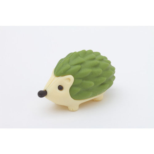 Iwako Hedgehog Eraser Green