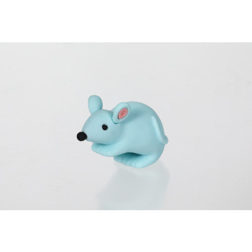Iwako Mouse Eraser Blue