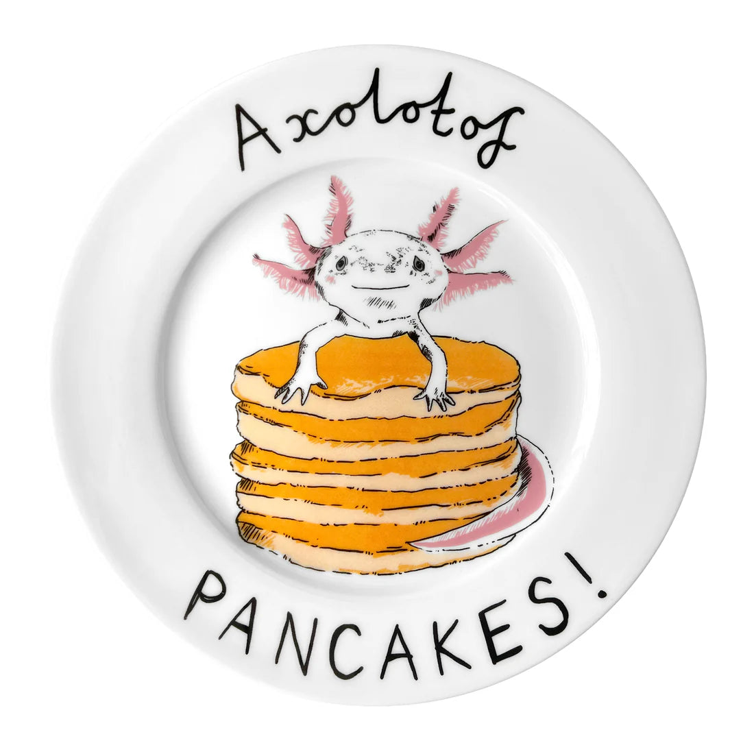 Jimbobart 'Axolotof Pancakes' Side Plate