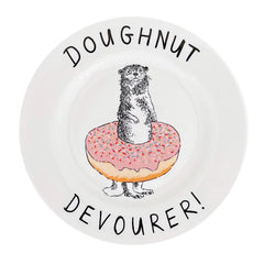 Jimbobart 'Doughnut Devourer' Side Plate