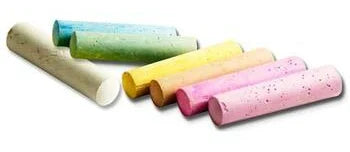 Kids Create 12 Coloured Jumbo Chalks