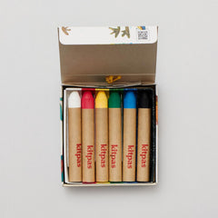 Kitpas Crayons Ecru Set 6 Colours Bird