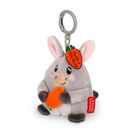Legami Donkey Plush Key Ring