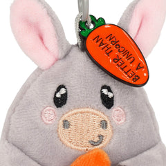 Legami Donkey Plush Key Ring