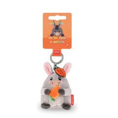 Legami Donkey Plush Key Ring