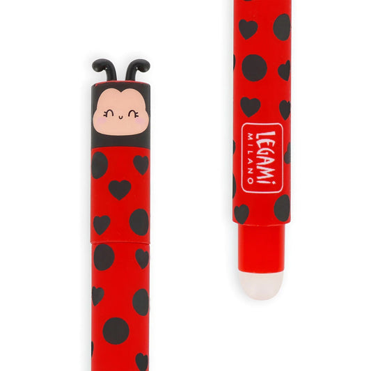 Legami Erasable Gel Pen Ladybug