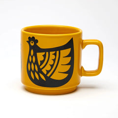 Magpie x Hornsea Chicken Family Mug Yellow