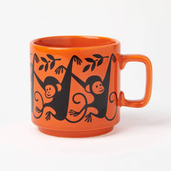 Magpie x Hornsea Monkey Mug Orange