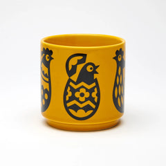 Magpie x Hornsea Chicken Family Mug Yellow
