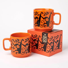 Magpie x Hornsea Monkey Mug Orange