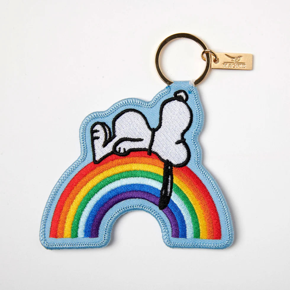 Magpie x Peanuts Rainbow Key Charm