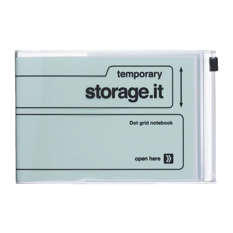 Mark's Inc A6 Dot Grid Storage.It Notebook Mint