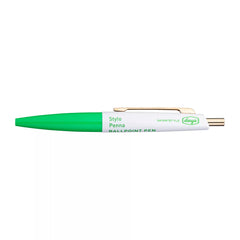 Mark's Inc Days Mini Ballpoint Pen Green & White