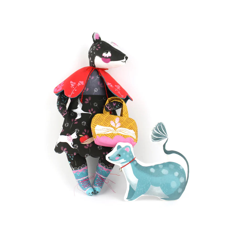 Miss Ella's Bibli the Badger Librarian and the Singing Stoat DIY Kit